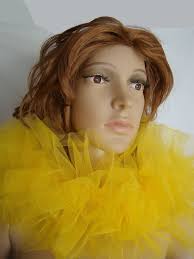 Tulle Ruffle Collar Costume or Clothing Accessory Adult Size Variety of  Colors Sold Separately