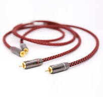 5N OFC HiFi Audio RCA Kabel 24K vergoldetes Signalverbindungskabel | eBay