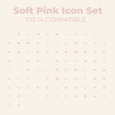 Maybe a pastel purple or neon! Ios 14 Aesthetic Soft Pink Icon Set Premium Icon Pack