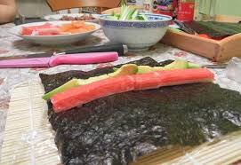 In a small bowl, stir rice vinegar, sugar, and salt until sugar and salt are dissolved. Emily S Recipes And Reviews Uk Food Blog Leicestershire Sushi Dinner Party