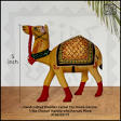 Wooden Camel Printed Home Decor Showpiece Home Decor