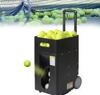 Tennis Ball Cannon Portable Tennis Ball Machine - for Top Spin and  Backspin, 50+ Balls, Max 45MPH, 2-4 Hours Play with Rechargeable Lithium  Battery