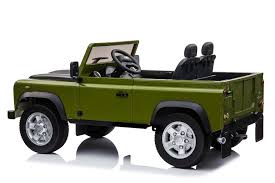 Que materiales trae un motor de un. Land Rover Defender 4 Motores 2 Plazas Rc Verde Carro De Barbie Cochecito De Juguete Cocina De Juego Para Ninos