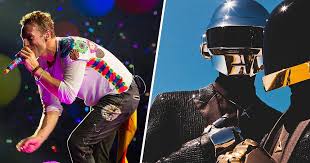 It is a song mashup of technologic, one more time, get lucky, digital love, harder, better, faster. Daft Punk Rumored To Collaborate With Coldplay