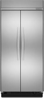 Once ice production starts, let the ice maker make ice for 1 to 2 days. Kitchenaid Kssc42fts 42 Built In Side By Side Refrigerator With Automatic Ice Maker 4 Adjustable