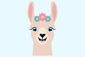 Choose from 3500+ woodland creatures graphic resources and download in the form of png, eps, ai or psd. Cute Llama Svg Cut Files Happy Farm Animal Llama Face 376786 Svgs Design Bundles