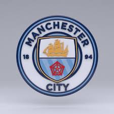 Welcome to mancity.com, online home of premier league winners manchester city fc. 3d Model Manchester City Logo Cgtrader