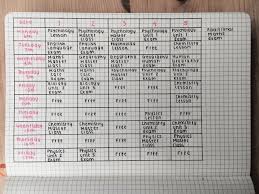Study Timetable Tumblr School Study Tips School Timetable Study Journal