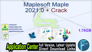 usage 1) run ce70 or greater; Maplesoft Maple 2021 0 Crack