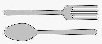 Plastic cutlery flat design street food icon. Cmgamm Transparent Fork And Spoon Drawing