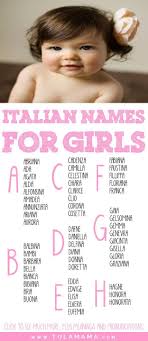 A Comprehensive List Of Beautiful Italian Names To Choose From Italian Baby Names Italian Girl Names L Baby Names