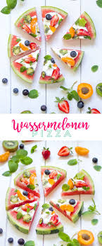 Wassermelonen Pizza Rezept Wassermelonenpizza Rezepte Lecker