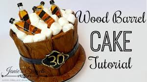 Send designer cake to india at the best price. Wood Barrel Cake Tutorial Janie S Sweets Youtube