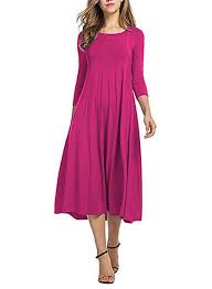 Women Dress Clearance Casual Half Sleeve Loose Ladies Evening Long Maxi Dress Casual Sleeve Clearance Kleding Kleren Mouw