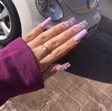 You could get acrylic nails instead. Pin By Makfostahxo On Aesthethicc Pt 2 Jelly Nails Square Acrylic Nails Gel Nails