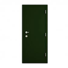 Rusty metal door in an abandoned warehouse. Steel Security Personnel Pedestrian Door Industrial Grade Exterior Outdoor Security Door