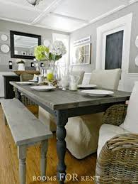 Measuring 72 x 42 x 30 inches, this table seats up to six people. Beautiful Farmhouse Black Table Designs To Manage In Dining Room Goodnewsarchitecture