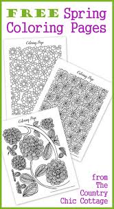 Free Printable Spring Coloring Pages For Adults Coloring And Drawing