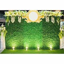 Ad Wedding Decoration Photography Background 10x6 5ft Green Leaves Wall Curtain In 2020 Wedding Backdrop Decorations Wedding Stage Backdrop Wedding Backdrop