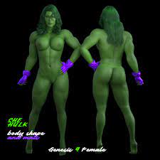 She-Hulk With Costume G9F/G8.1F/G8F Daz Content by matteoio