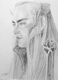 trandhuil roi des elfes le seigneur anneaux http nabrochot creations blogspot fr elfe coloriage cri