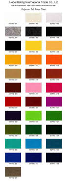 Felt Colors Felt Colours Boting Felt