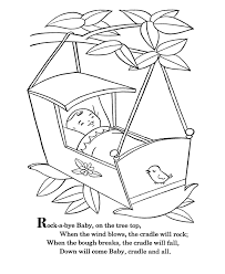 Bluebonkers Nursery Rhymes Coloring Page Sheets Rock A Bye Baby Mother Goose Nursery Rhymes Activities Nursery Rhymes Preschool Crafts Nursery Rhymes