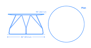 Likewise, the lower the sofa is, the lower the table should be. Polygon Wire Table Medium Dimensions Drawings Dimensions Com