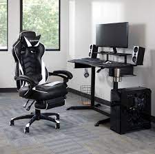 ofm 110 racing style gaming chair with footrest ashley furniture homestore gaming furniture gaming chair ergonomic chair