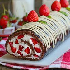 mini rulo pasta turkish desserts pasta cake fraisier cake