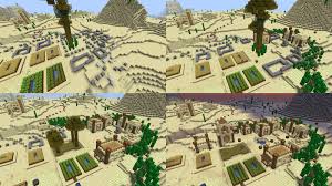 With the extreme hills, there are plenty of great places to build and just nearby there's a desert village. Progress Of Building A Little Desert Village Minecraft