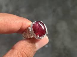 Cincin Delima Asli Men S Fashion Accessories Others On Carousell