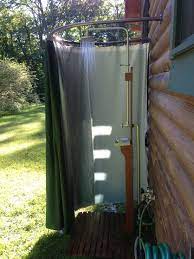 32 beautiful diy outdoor shower ideas: Easy Outdoor Shower Outdoor Shower Outdoor Decor