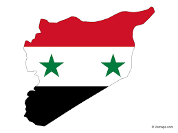 The red color symbolizes the dynasty, the black color symbolizes the abbasids and the arab. Flag Map Of Syria Free Vector Maps Syria Flag Map Vector Flag