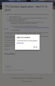 I have a google docs form that when i try to access while not logged in it asks me to log in. Can Someone Without A Google Account Complete A Google Form Google Docs Editors Community