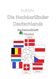 Europa Die Nachbarlander Deutschlands Rechenmalblatt Unterrichtsmaterial Im Fach Erdkunde In 2020 Nachbarlander Deutschland Deutschland Erdkunde