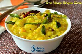 Raw Mango Paruppu Kootu Subbus Kitchen Raw Mango Recipes Indian Mango Recipes Indian Andhra Recipes