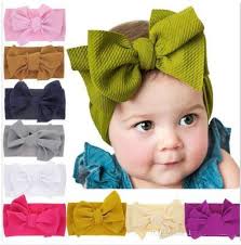 Ins New Baby Hairbands Soft Elastic Baby Girls Headbands Baby Girls Big Bowknot Headbands Diy Turban Knot Kids Hair Bows From Fun66 0 69 Dhgate Com
