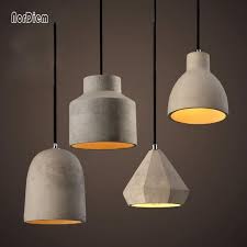 Hanging Lamps 20 Kinds Loft Cement Pendant Lights Modern Industrial Concrete Concrete Pendant Lamp Cement Pendant Light Modern Pendant Light