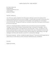 Generally, your cover letter should be made up of the 3 c's: Https Law Stanford Edu Careers Getting The Job Sample Application Materials Sample Cover Letters Public Interest