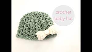 How To Crochet A Baby Hat Madeline Youtube Crochet Baby Dress Free Pattern Baby Hat Free Pattern Crochet