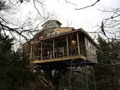 Upward Treehouse, Tree Houses, Garden Valley, United States of ...