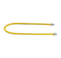 Flexible Gas Connector 1/2 in FIP x 1/2 in MIP x 60 in ...