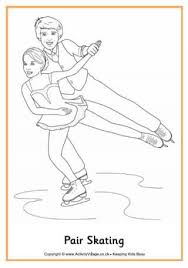 Free figure skating coloring pages for kids to download or to print. Pin On Zima