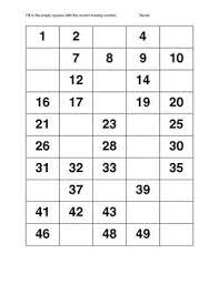 Number Sequencing 1 50 Number Sequence Learning Math Math Quotes