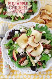 Homemade Fuji Apple Chicken Salad Inspired By The Panera Bread Bakery Cafe One Of The M Fuji Apple Chicken Salad Chicken Salad With Apples Yummy Salad Recipes