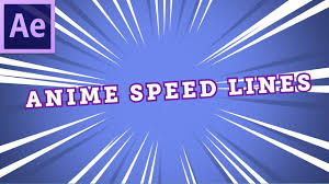 Quick Anime Speed Lines After Effects Tutorial After Effect Tutorial After Effects Tutorial