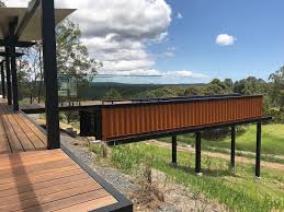 Suspended Shipping Container Pool Noosa Container Pool Shipping Container Pool Container House Design