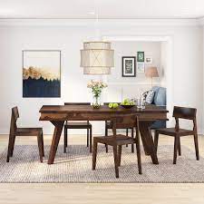 Rustic style focuses on embracing the simple, natural things in life. Petaluma Modern Rustic Solid Wood Dining Table And 6 Chair Set