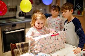 A big sibling gift can show that the new sibling is not competition but a companion. Adorable Little Toddler Girl Celebrating Second Birthday Baby Stock Photo Picture And Royalty Free Image Image 117394466